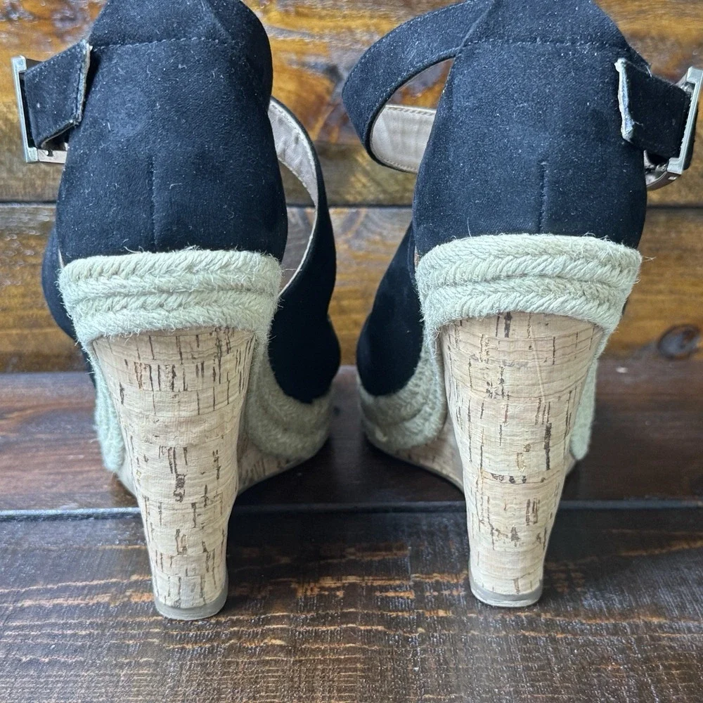 Charles by Charles David‎ Espadrille Strappy Cork Wedge Women's 7.5 M